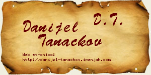 Danijel Tanackov vizit kartica